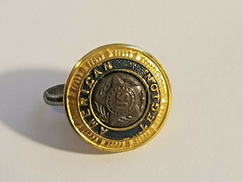 Vintage US American Legion Gold Tone  Button W. B. CC. Pat. De. 54296 - £5.59 GBP