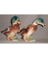 PAIR 1950s-60s Royal Copley MALLARD - DUCK FIGURINES Made in USA  - $738.59 MXN
