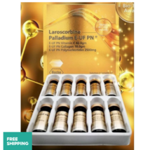 1 BOX Laroscorbine Palladium Vitamin C + Collagen Free Express Shipping - £82.59 GBP