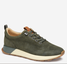 Johnston &amp; Murphy Olive Oiled Suede Kinnon Perfed Jogger (M) - €102,82 EUR