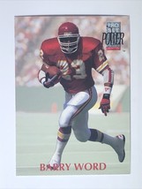 Barry Word 1992 Pro Set Power #123 Kansas City Chiefs NFL Football Card - $0.99