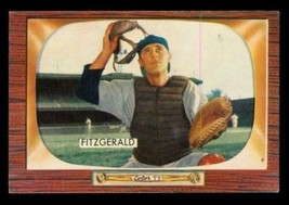 Vintage 1955 Baseball Card Bowman #208 Eddy Fitzgerald Washington Senators - £6.61 GBP