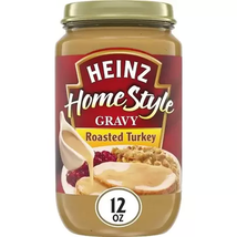 Heinz HomeStyle Roasted Turkey Gravy, 12 oz Jar (5 Pack)  - $11.97