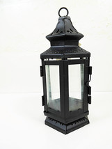 Candle Lantern Outdoor Moroccan Candle Lanterns Clear Glass Hanging Table Lamp - £12.55 GBP