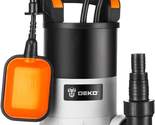 DEKO Sump Pump 1HP 3698GPH 750W Submersible Water Pump with Float Switch... - $139.74
