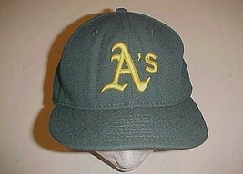 Oakland Athletics A&#39;s Baseball MLB AL Adult Unisex Green Gold Logo Cap 8 5/8 New - £15.48 GBP
