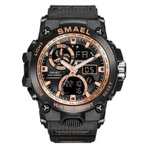 SMAEL Top Watches Men Military Army Mens Watch Waterproof Sport Wristwatch Dual  - £29.47 GBP