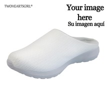 Twoheartsgirl Casual Women Home Slippers Cute Black Corgi Dog Print Mesh Sandals - £41.01 GBP