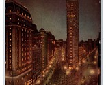 Times Square Night View NY NYC New York UNP DB Postcard V17 - $4.90