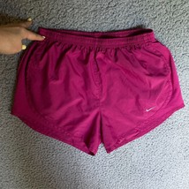 Nike Athletic Shorts Womens Small Built In Brief Stretch Waist Running 28x3 - $12.62