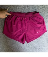 Nike Athletic Shorts Womens Small Built In Brief Stretch Waist Running 28x3 - £9.91 GBP