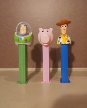 Toy Story Woody Buzz And Hamm PEZ Dispensers Lot Of 3 - Disney Pixar - £8.15 GBP
