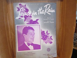 Lilacs In The Rain Peter Derose 1939 Robbins Music Corp Sheet Music - £5.38 GBP