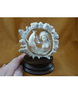 MER-6) small Mermaid + dolphin cave shed ANTLER figurine Bali detailed c... - $198.71 CAD