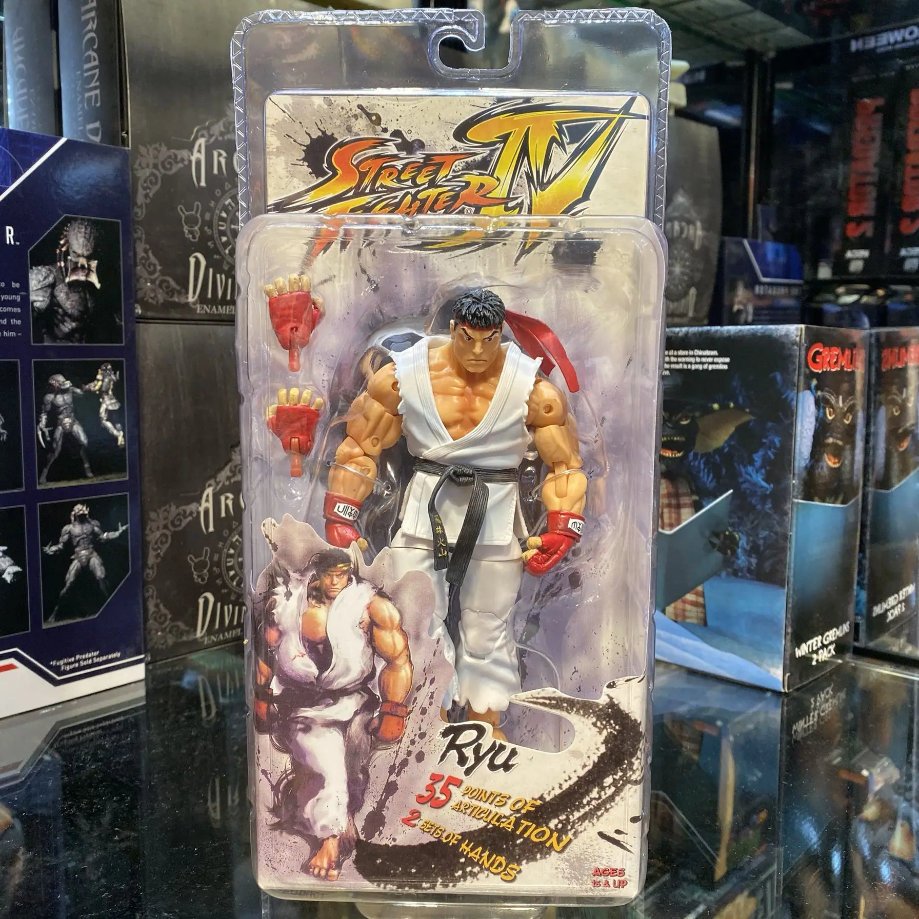 Neca Street Fighter Ryu Ken Chun Li Guile Gouki Anime Figure Game ...