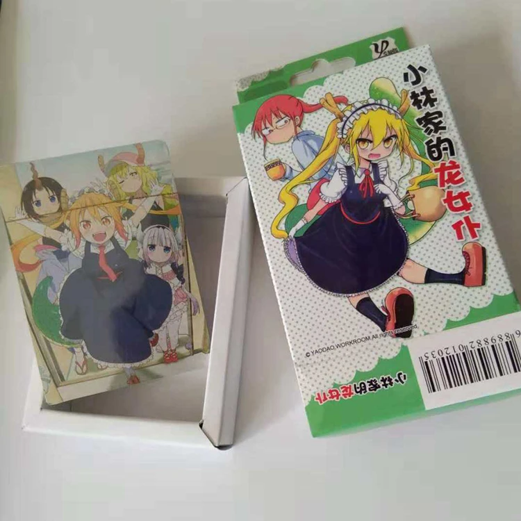 Anime Kobayashi-san Chi No Maid Dragon Poker Cards Toy Cosplay Board Game Cards - £9.78 GBP