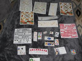 44 Sheets Creative Memories Alpha Letters Holidays Scrapbooking Seasons ... - $12.86