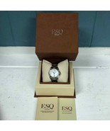 Ladies ESQ by Movado women’s watch in original box manual - $120.29