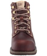 Cat Women&#39;s Paisley 6&quot; Steel Toe Lace Up Leather Work Boot Tawny Size 8.... - £59.63 GBP
