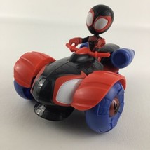 Marvel Spidey &amp; His Amazing Friends Miles Morales Techno Racer Vehicle F... - £16.98 GBP