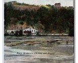 Rock Where John Kagi Was Killed Harpers Ferry West Virginia UNP DB Postc... - £7.74 GBP