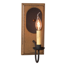 Wood &amp; Metal Wooden Wall Fixture Wilcrest Candle Sconce in Pearwood - £84.89 GBP