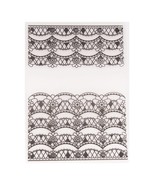 Flower banners background embossing folder for card making stationary paper - €3,97 EUR