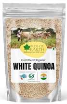 Organic &amp; Natural White Quinoa For Weight Loss Raw Super Food Healthy Meal 500g - £12.82 GBP