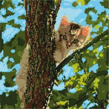 Pepita Needlepoint Canvas: Cat Up The Tree, 10&quot; x 10&quot; - £61.63 GBP+