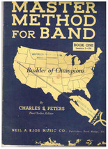 Master Method For Band Book 1 C Flute Charles Peters - £4.41 GBP