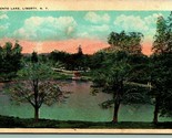 Clemento Lac Liberty New York Ny Unp 1920s Wb Carte Postale non Utilisé - £9.05 GBP