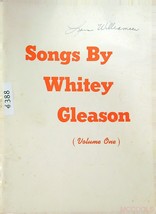 Songs by Whitney Gleason Volume One 1970 Music / Song  Book 388a - £7.03 GBP