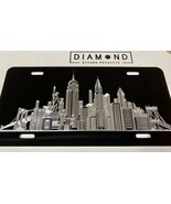 DEEP Engraved New York City NYC NY Car Tag Diamond Etched Aluminum Licen... - £15.64 GBP