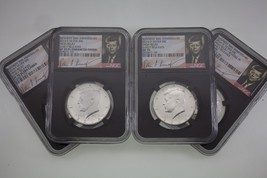 2014 Kennedy 50th Anniversary Set Graded by NGC as 70 Signed Label Black... - £214.23 GBP