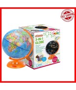Illuminated Star Map Globe - 3-in-1 Night Lamp and Projector for Kids 8 + - $77.12 CAD