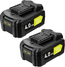 Snapfresh 20V 4.0Ah Li-Ion Battery, 2-Pack(Not Compatible With Other, Bbt-Dc40A - £92.90 GBP