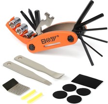 Bike Tool Kit Set, Portable Bike Repair Kit Include 16 In 1 Multi Tool, 2 Iron - £33.60 GBP