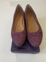 Womens Clarks Indigo Rolna Onyx Shoes Size 8 M 66597 Violet  - $49.14