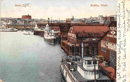 Steamer Waterfront Seattle Washington 1905 postcard - $6.90