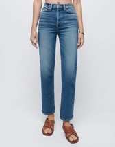 RE/DONE 70s Stove Pipe Hi-Rise Jeans Western Blue 27 NEW - £117.15 GBP