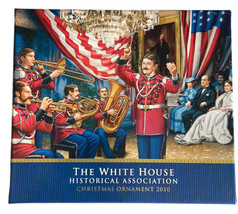 White House Christmas Ornament, 2010 The U.S. Marine Band, Made In The Usa - £14.43 GBP