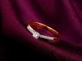 18K Gold Dazzling Dreams Diamond Ring For Women | Bridal Ring, Diamond Ring, Gol - £358.21 GBP