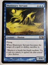 MTG Magic The Gathering Illusionary Servant Card Flying Creature Illusion M10 Se - £4.44 GBP