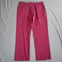 Polo Ralph Lauren 35x30 Pink Classic Fit Flat Front Recent Mens Chino Pants - $39.99