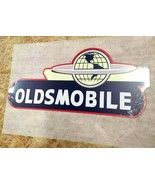 GIANT 35&quot; Display Oldsmobile car planet auto company logo USA STEEL PLAT... - £92.55 GBP