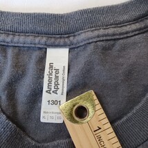 American Apparel Coconut Youth Boy Gray Cotton Graphic T-Shirt Size XL Chest 47" image 4