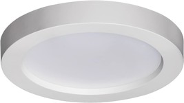 5&quot; Led Flush Mount Ceiling Light, White, Surface Mounted, 3000K Warm White. - $34.99