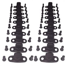 10 PK + Screws Black Military Canvas Tarp Twist Tie Connector Fastener - $34.95