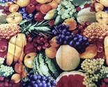 FARMER&#39;S MARKET Vibrant Fruit Print Fat Quarter BY RJR FABRICS - $11.88