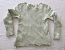 J.Crew Women&#39;s Sweater size M viscose, nylon, Merino Wool Light Green - £10.36 GBP
